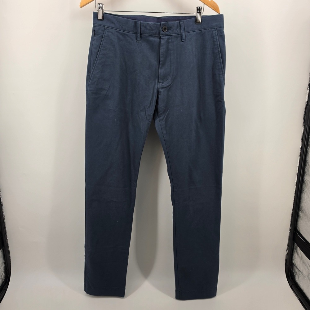 J.Crew Flex Slim Fit Chino Pants Mens 31x32 Navy Blue BZ109 Stretch Trousers NWT
